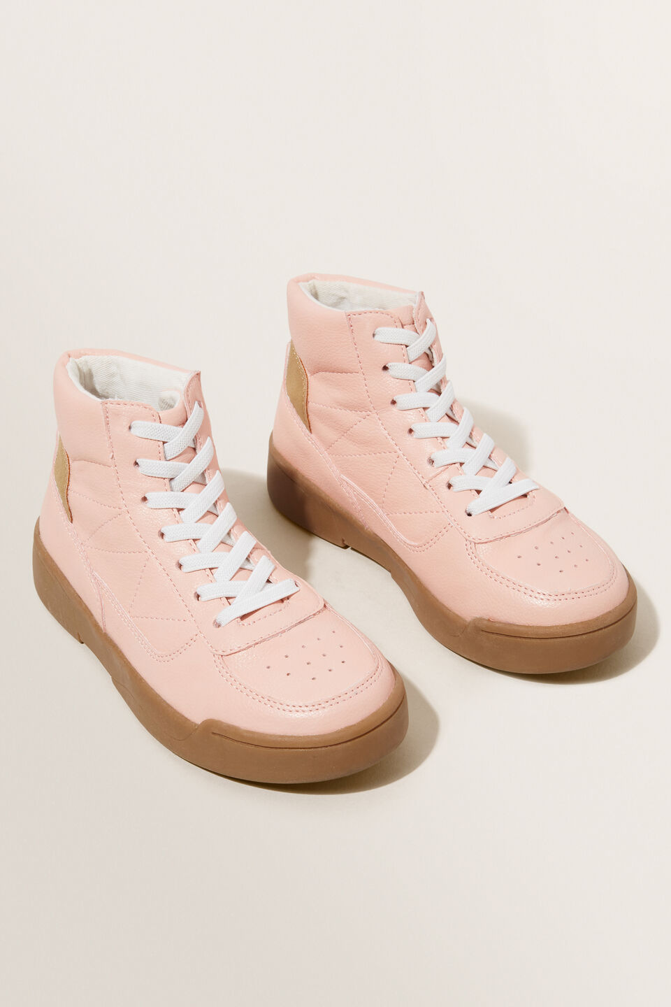High Top Boot  Dusty Rose