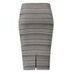 Knitted Stripe Skirt    hi-res