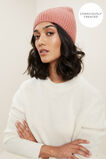 Sustainable Rib Beanie  Old Rose  hi-res