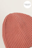Sustainable Rib Beanie  Old Rose  hi-res