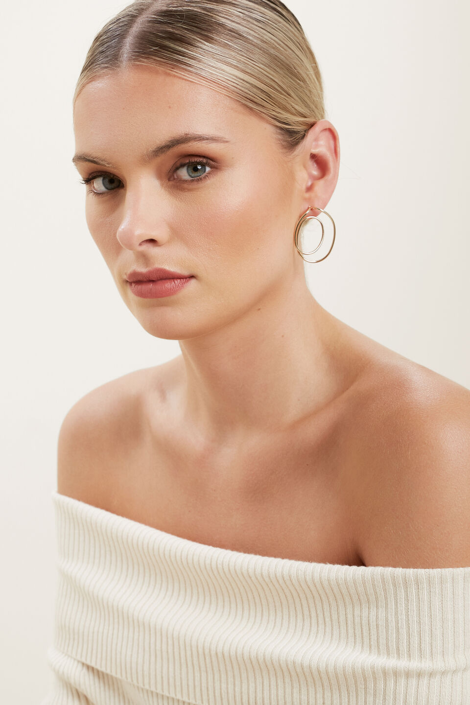 Spiral Earrings  Gold