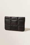 Quilted Pouch  Black  hi-res