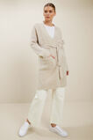 Relaxed Tie Cardigan  Neutral Blush Marle  hi-res