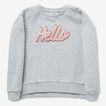 Chenille Slogan Windcheater    hi-res