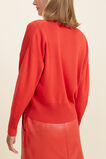 Relaxed Cardigan  Candy Red  hi-res