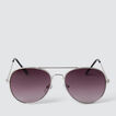 Silver Aviator Sunglasses    hi-res
