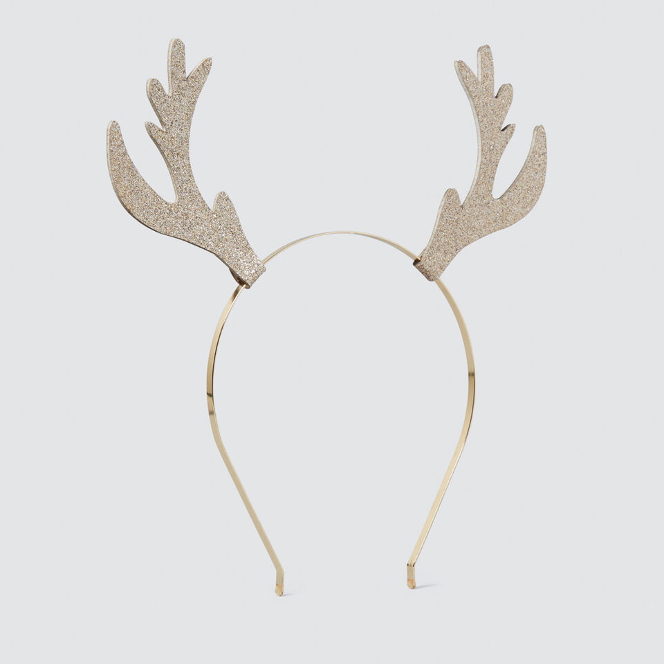 Gold Reindeer Ears Headband  9