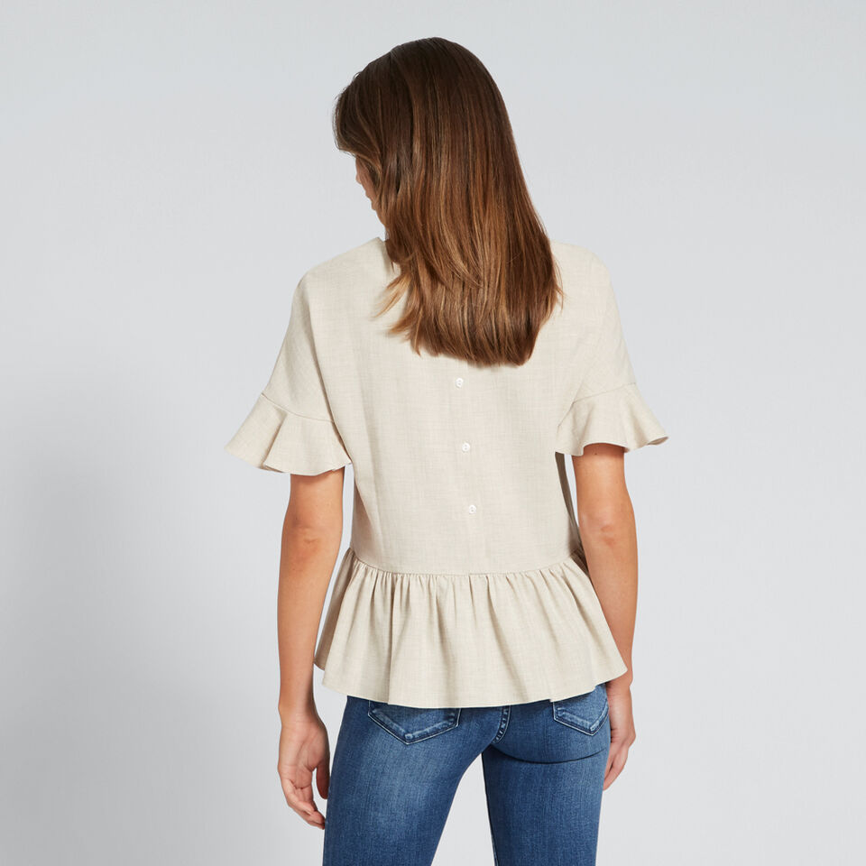 Textured Frilly Top  