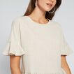 Textured Frilly Top    hi-res