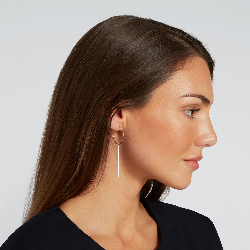Circle Bar Earrings  
