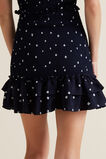 Shirred Floral Skirt    hi-res