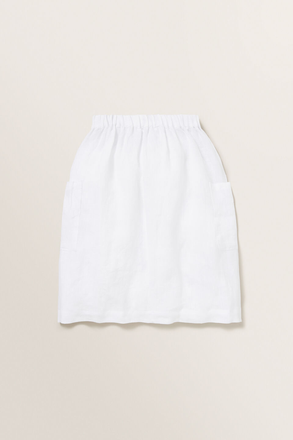 Linen Midi Skirt  1