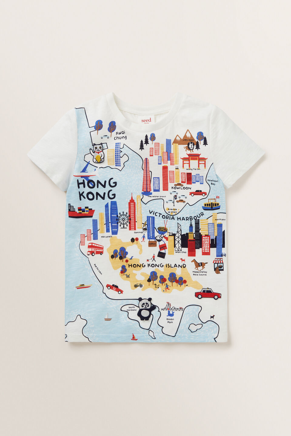 Hong Kong Map Tee  