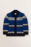 Fairsle Cardigan  Midnight Blue  hi-res