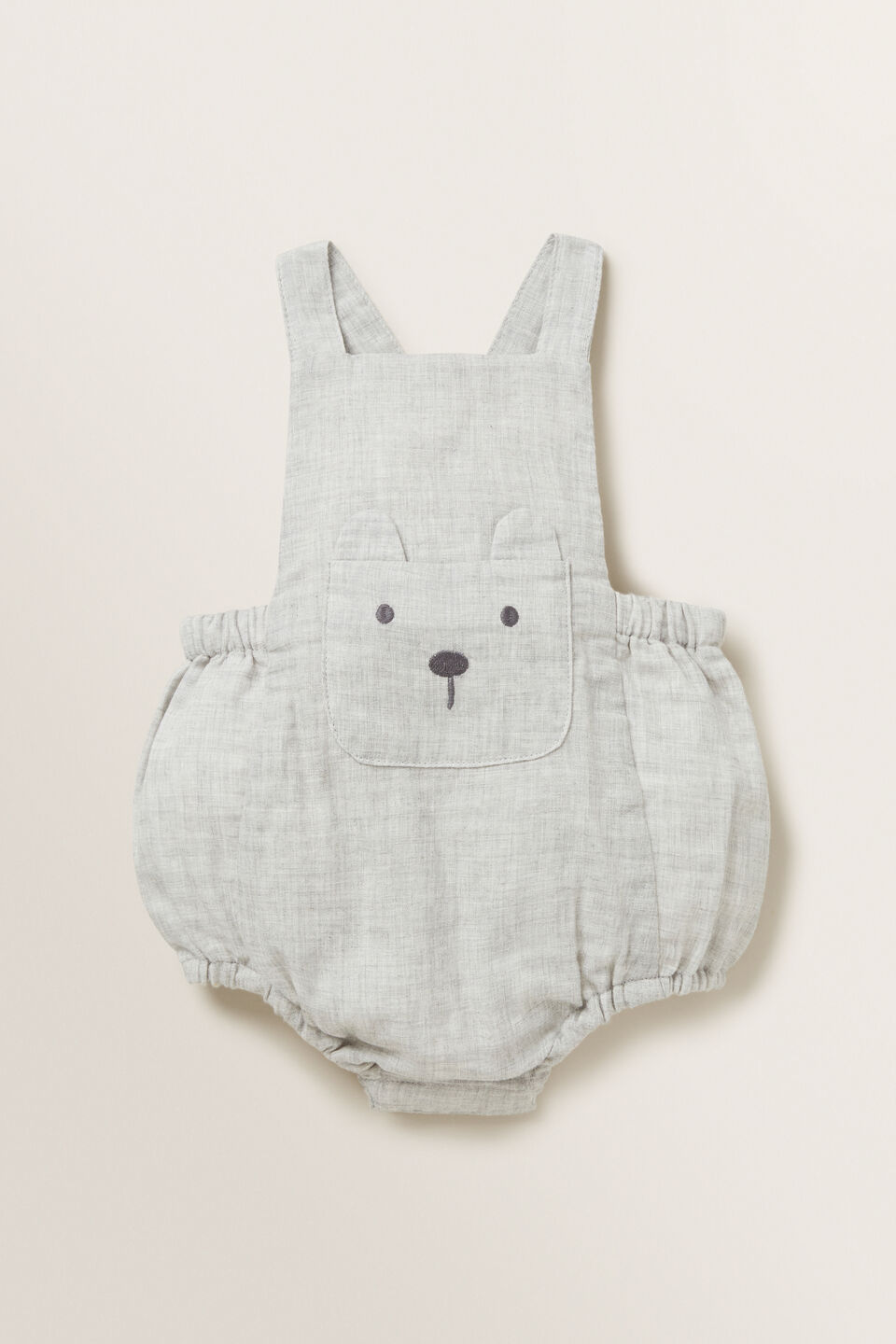 Bear Pocket Romper  