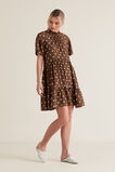 High Neck Spotty Dress    hi-res