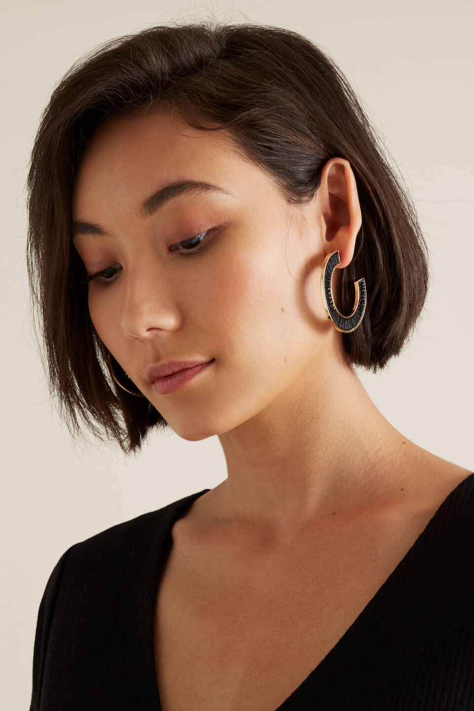Thread Wrapped Hoops  