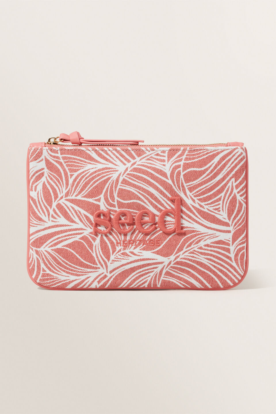 Seed Pouch  Coral Rose