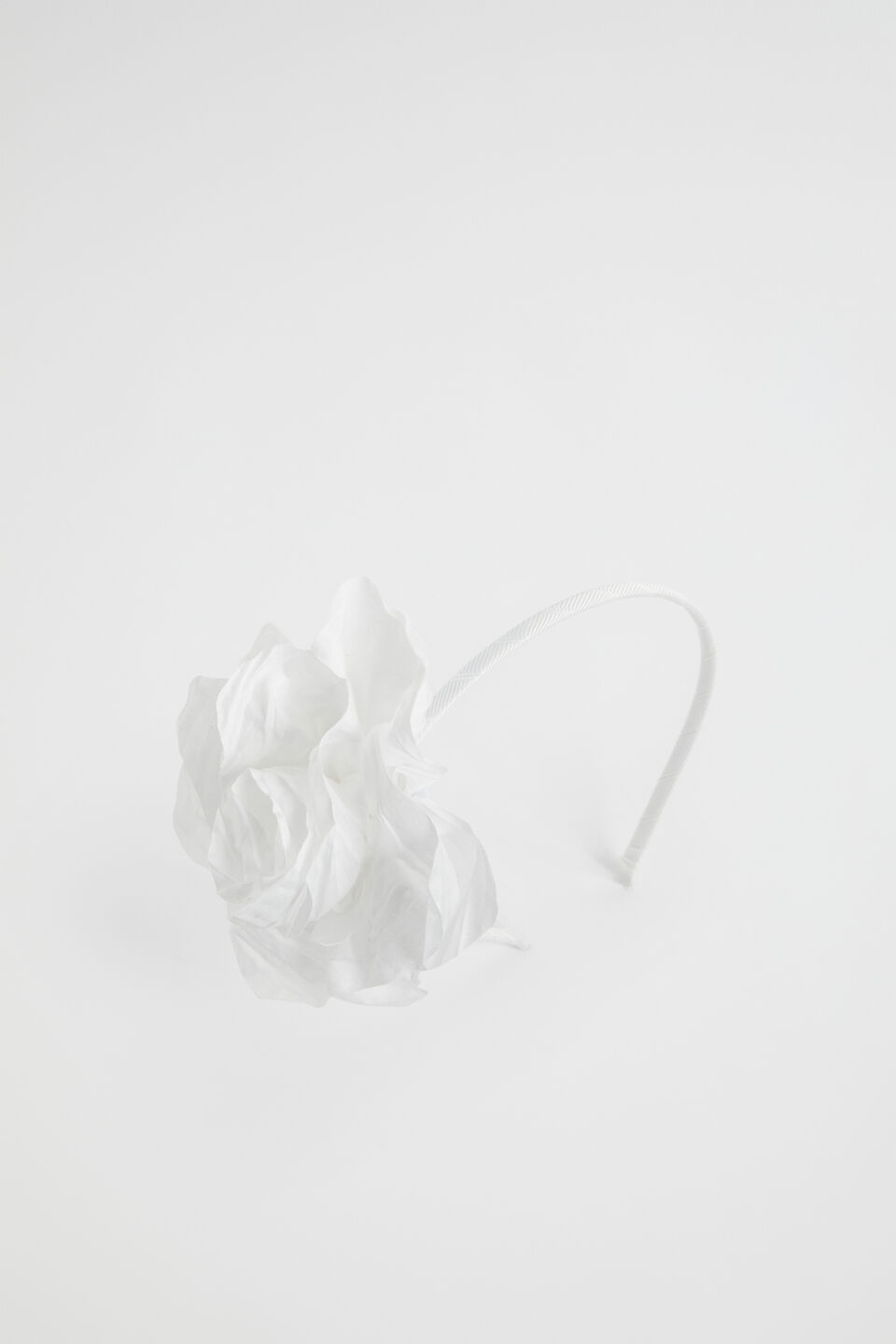 Flower Corsage Headband  White