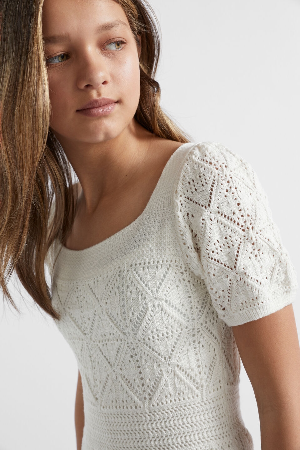 Crochet Dress  White