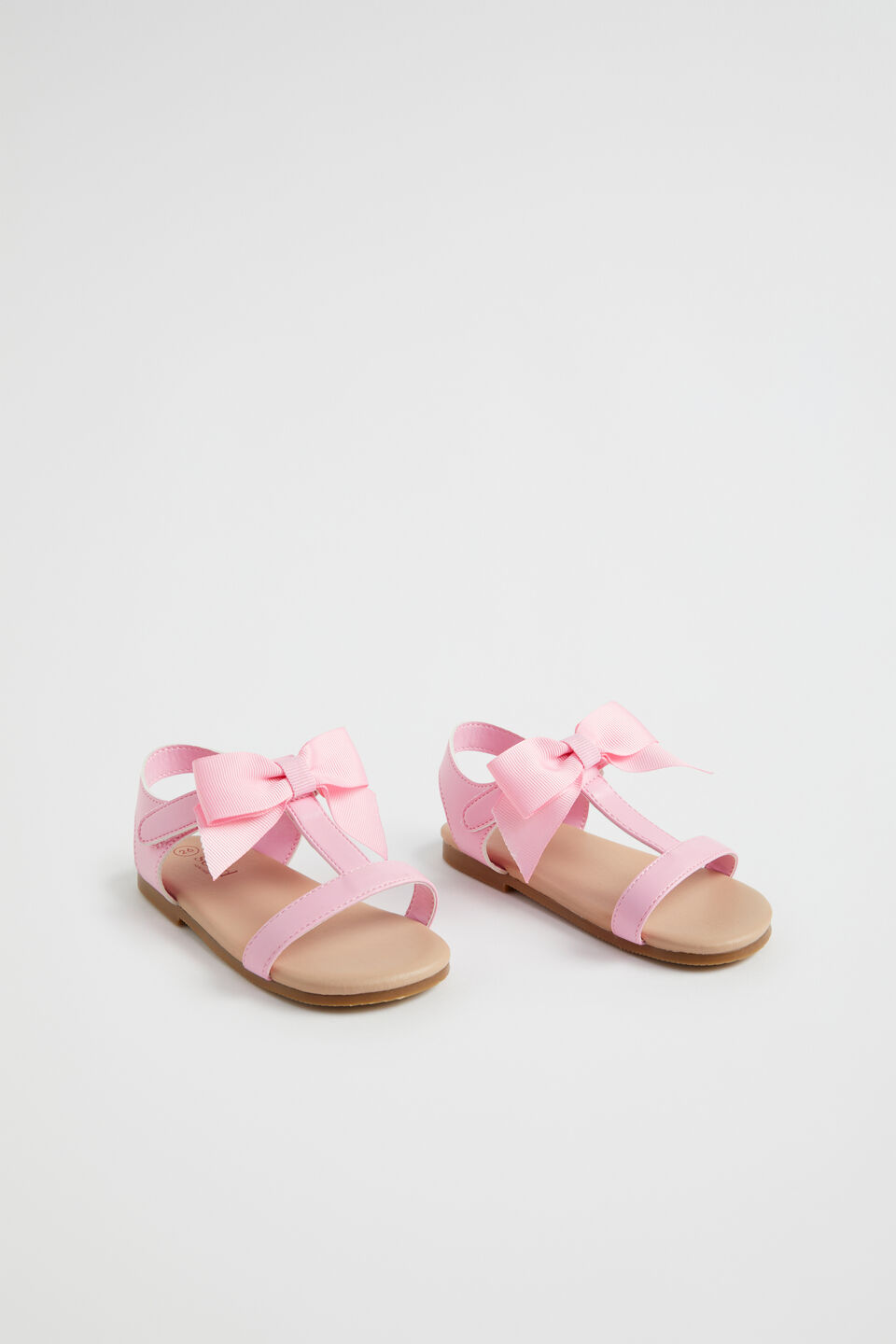 Grosgrain Bow Sandal  Candy Pink