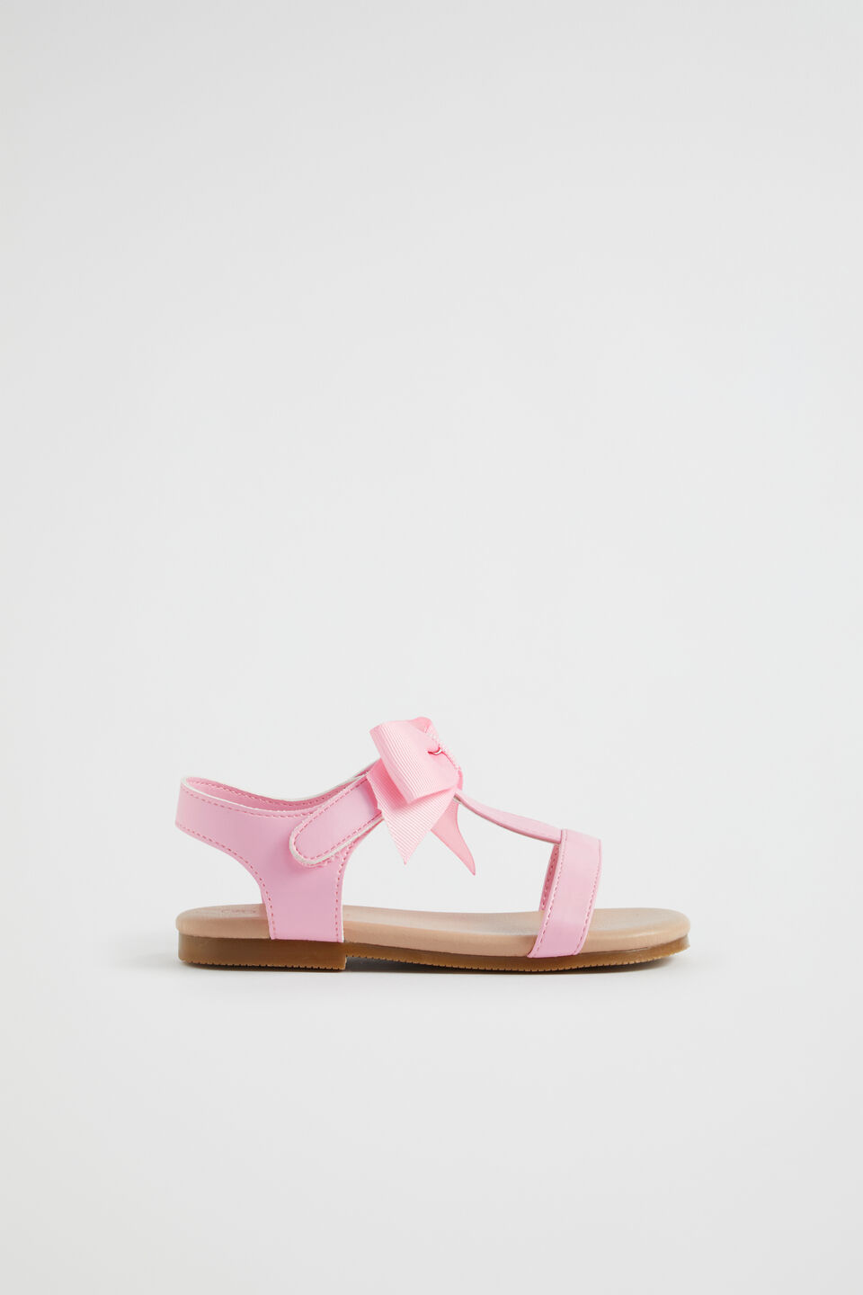 Grosgrain Bow Sandal  Candy Pink