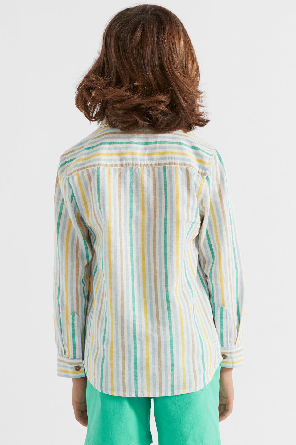 Stripe Linen Shirt  Multi