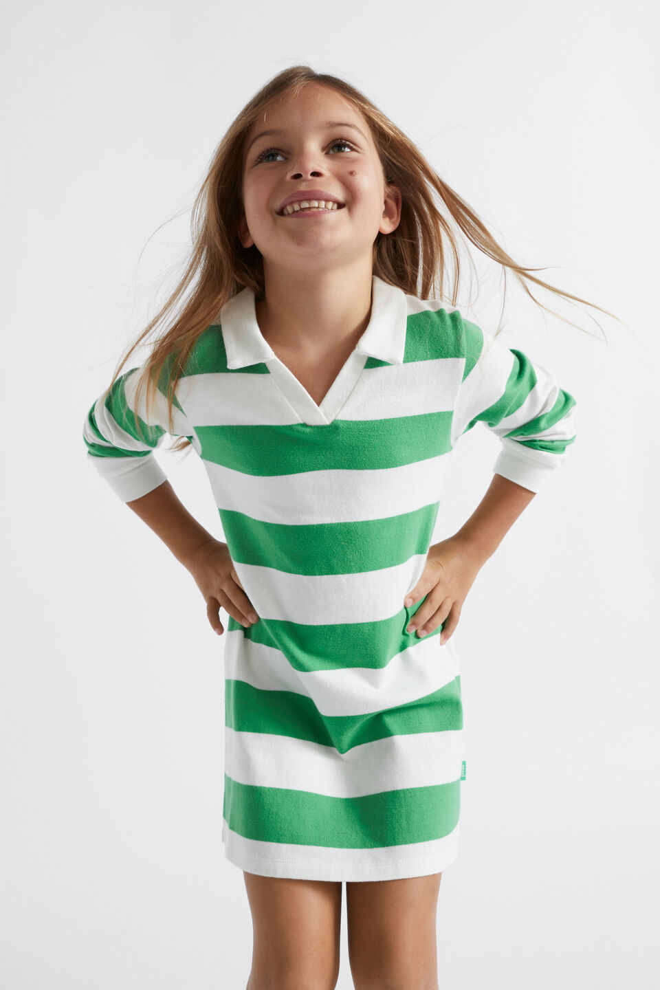 Core Rugby Dress  Apple Green