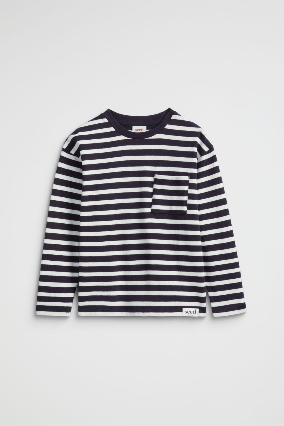 Core Rugby Pocket Tee  Midnight Stripe