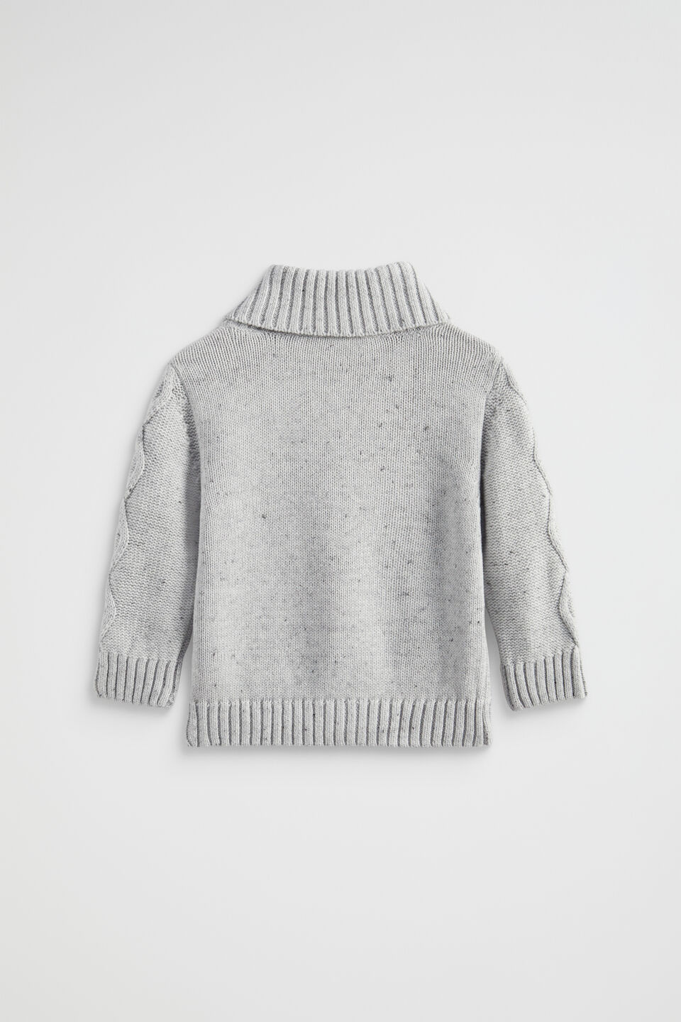 Cable Cardigan  Cloudy Marle