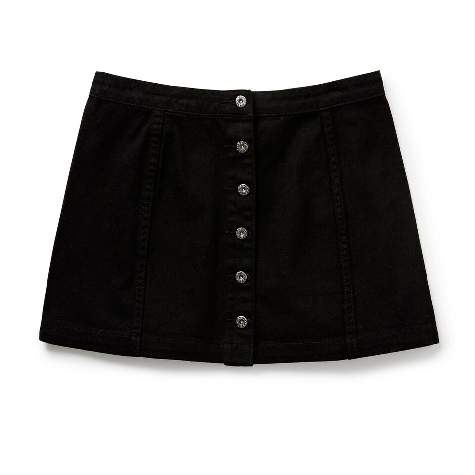 A-Line Denim Skirt  