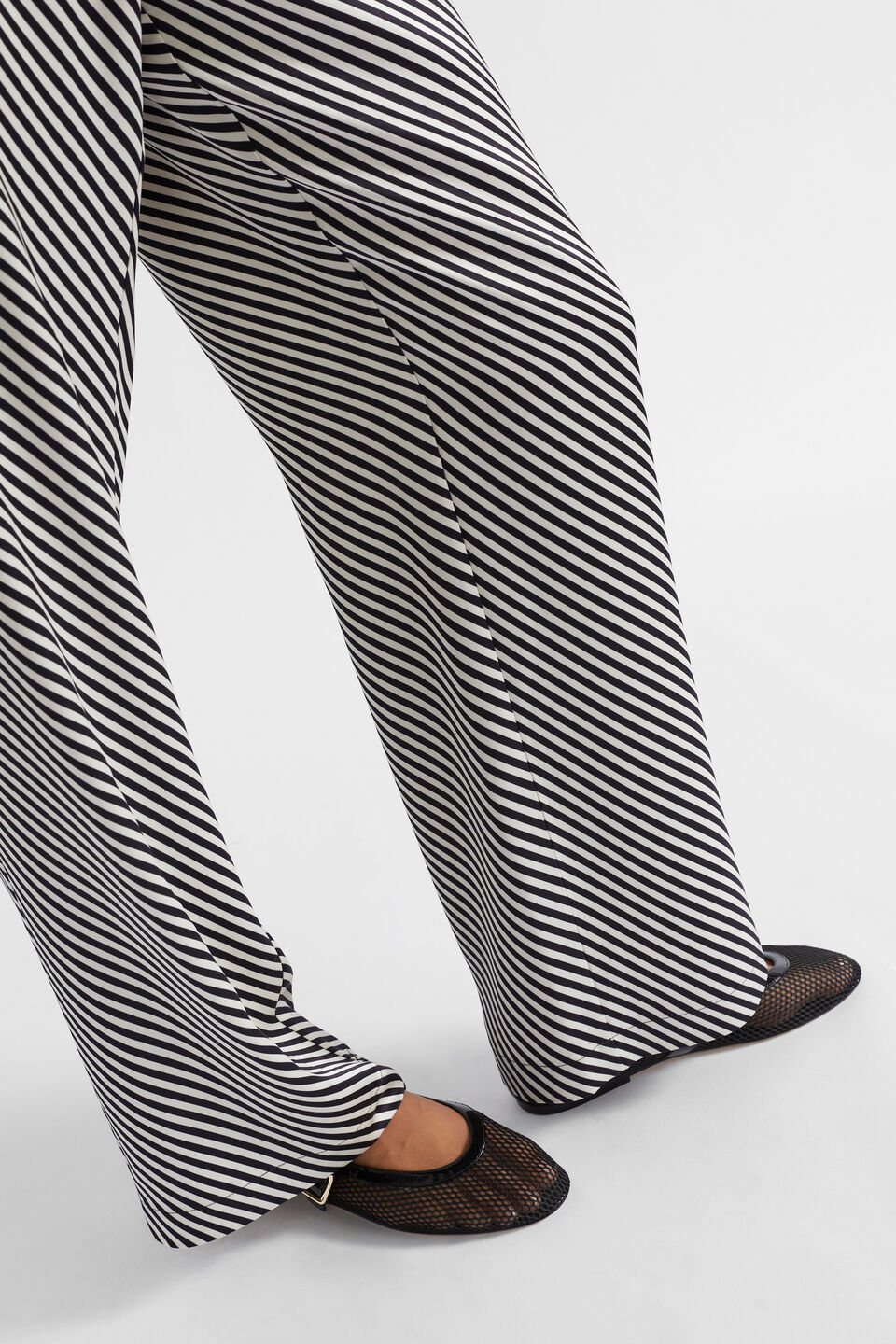 Diagonal Stripe Pant  Black Stripe