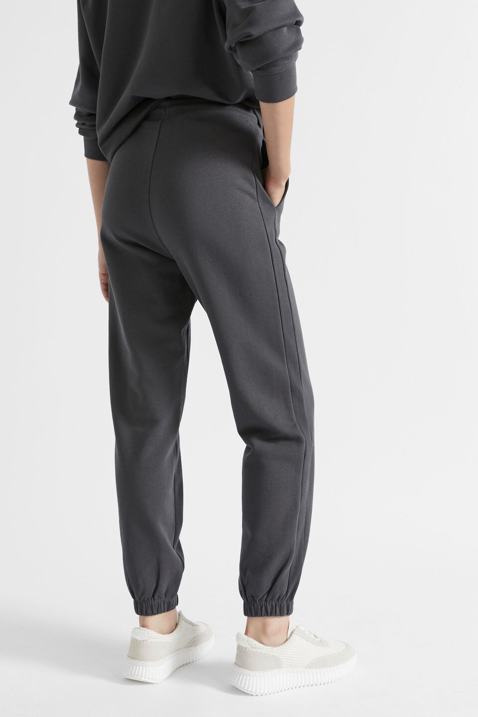 Relaxed Terry Trackpant  Steel Wash