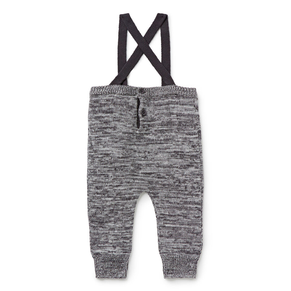 Mixy Knit Overalls  