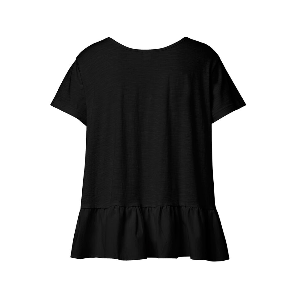 Dipped Frill Tee  