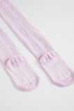 Cable Knit Tights  Orchid  hi-res