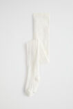 Cable Knit Tights  Vanilla  hi-res
