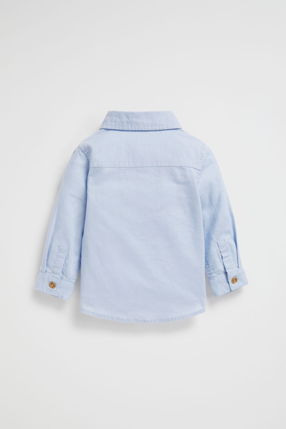 Core Linen Shirt  Powder Blue