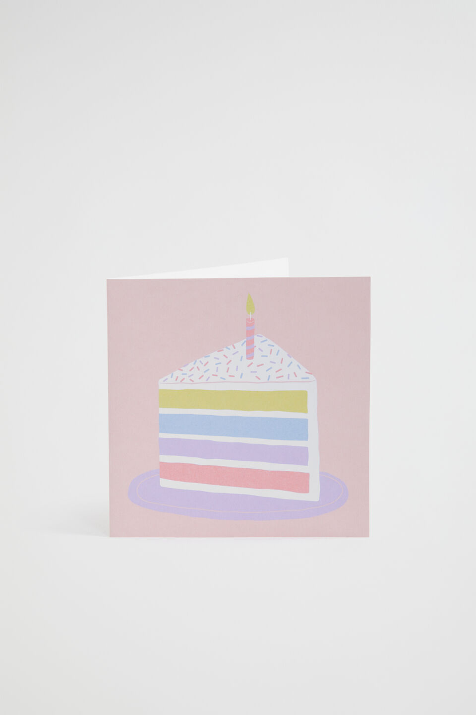 Large Birthday Cake Card  Multi