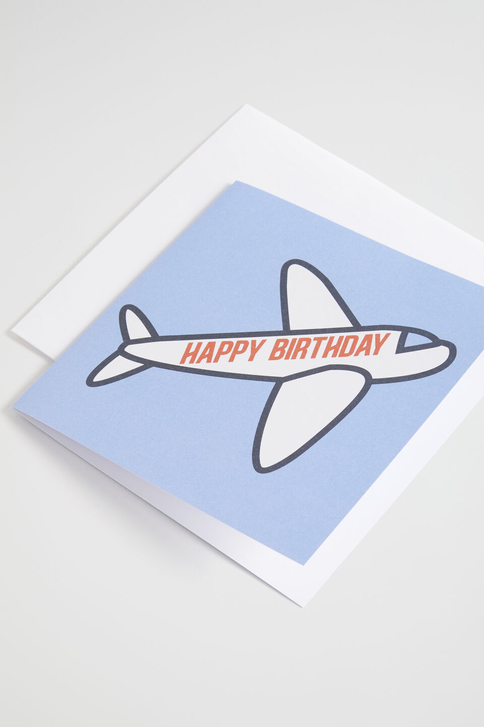 Large Happy Birthday Airplane Card  Multi