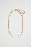 Double Layer Necklace  Gold  hi-res