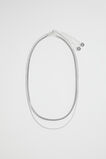 Double Layer Necklace  Silver  hi-res