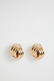 Ribbed Stud  Gold  hi-res