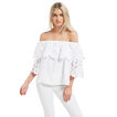 Lace Bell Sleeve Top  1  hi-res