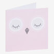 Pink Owl Card    hi-res