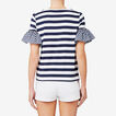 Gingham Frill Tee    hi-res