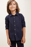 Core Linen Shirt  Midnight Blue  hi-res