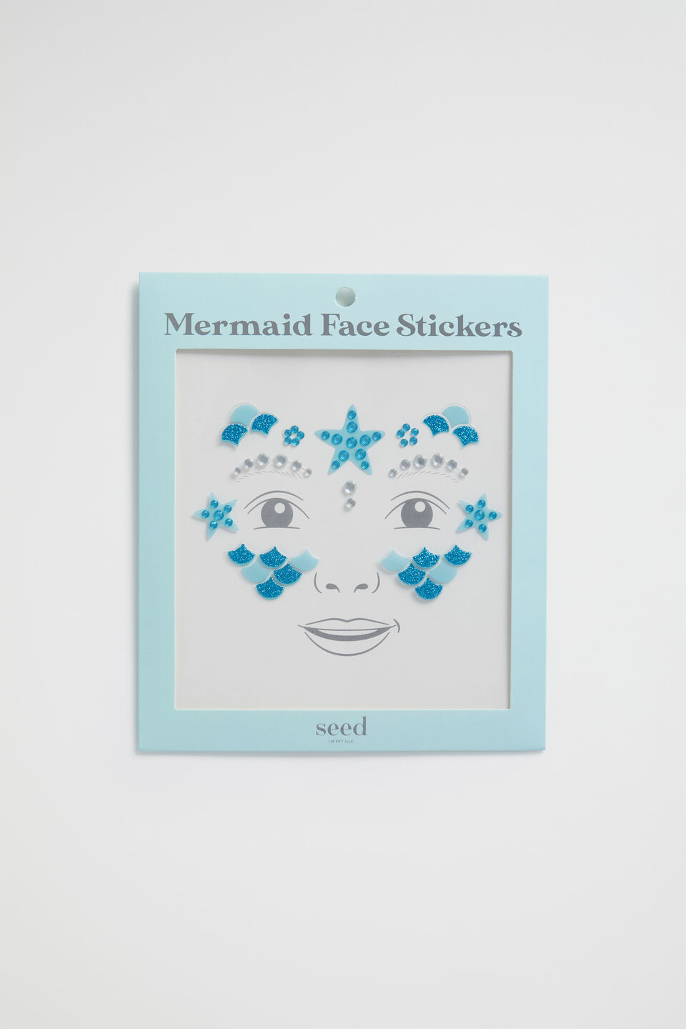 Mermaid Face Sticker  Multi