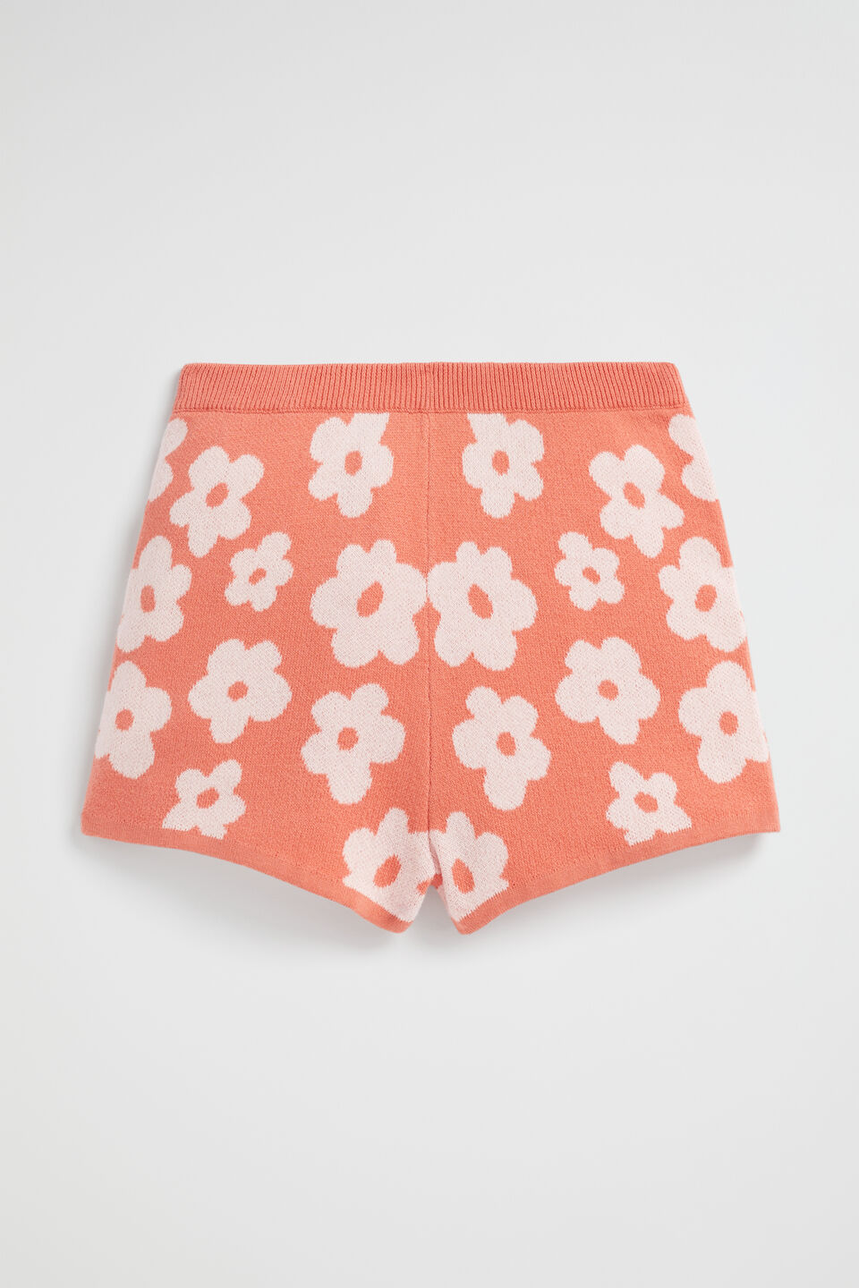 Knit Jacquard Short  Red Clay