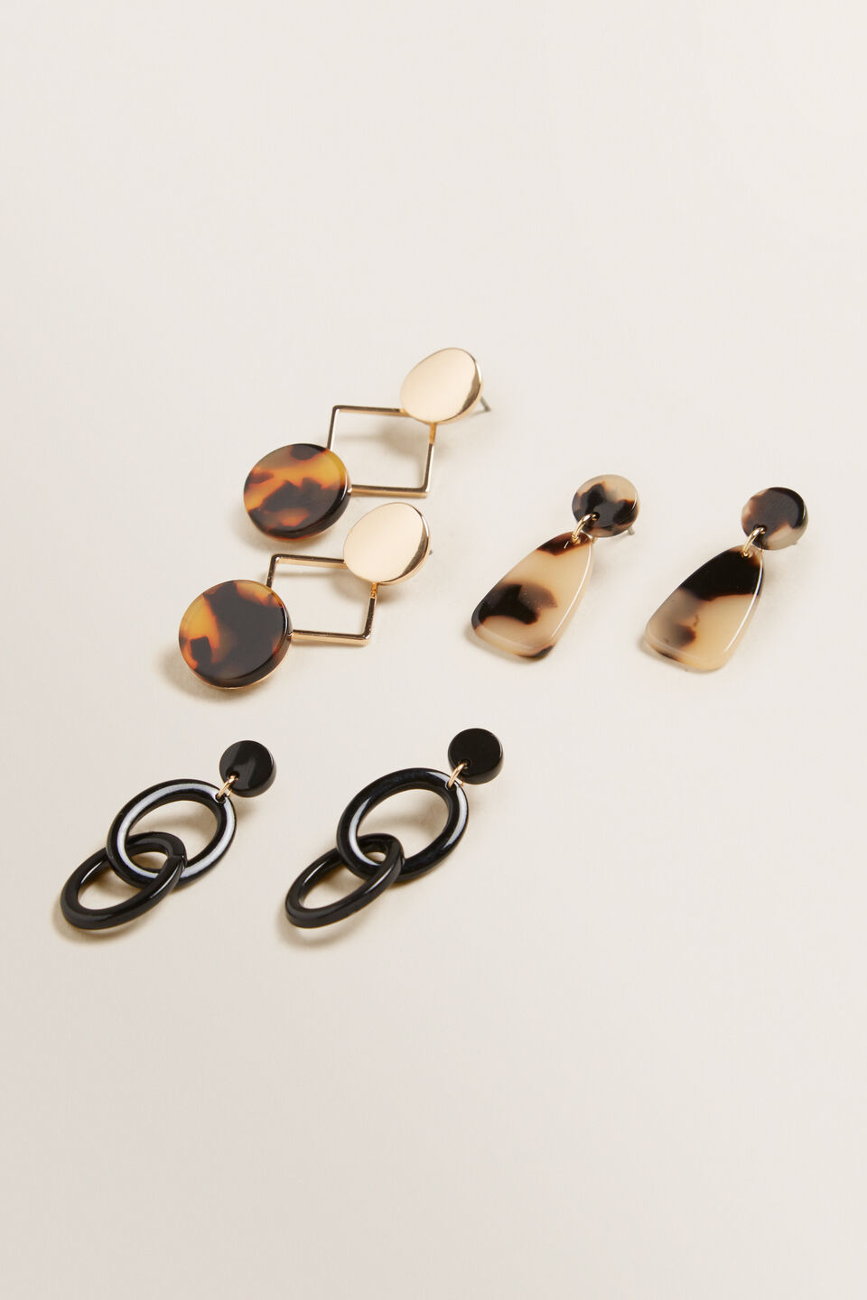 Mixed Tort Earring Pack  Multi
